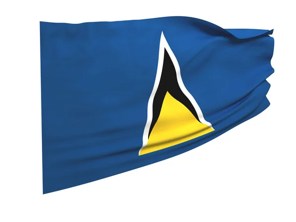 Vlag van Saint Lucia — Stockfoto
