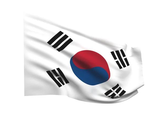 Flag of south korea — Stock Photo, Image