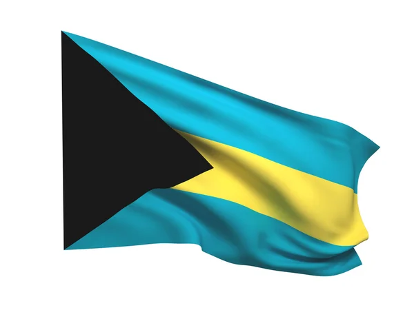 Flag of the bahamas — Stock Photo, Image
