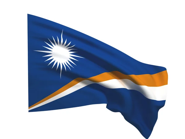 Flagga Marshallöarna — ストック写真
