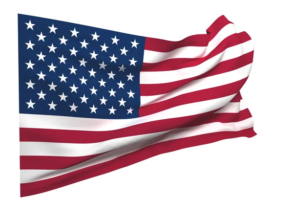 美利坚合众国的国旗a / — 图库照片