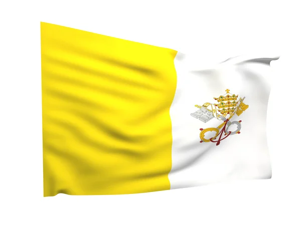 Vlag van Vaticaanstad — Stockfoto