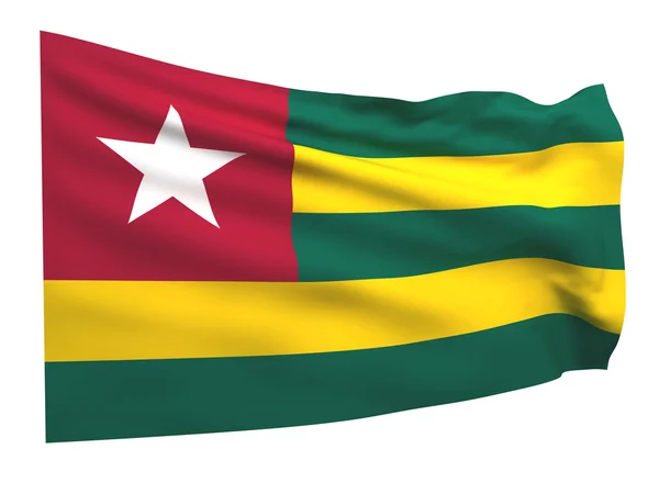Флаг Того — стоковое фото