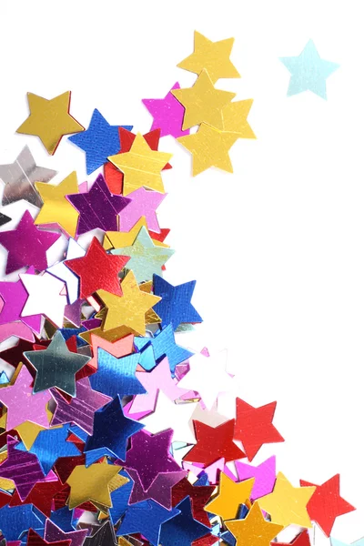 Gwiazdy w formie konfetti — Zdjęcie stockowe