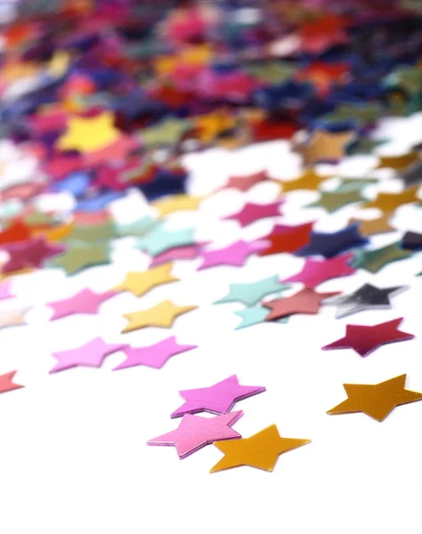 Sterren in de vorm van confetti — Stockfoto
