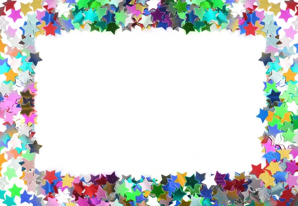 Colorful confetti frame — Stock Photo © halina_photo #2181419