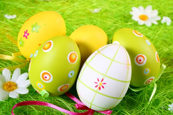 Painted Easter eggs — Stock Photo, Image