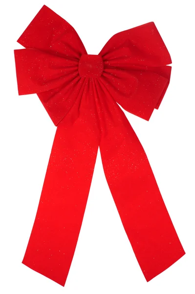 Gift bow isolated on white backgroun — Stock Photo, Image