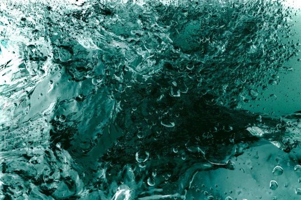 Blauer Wassertropfen als Hintergrund — Stockfoto