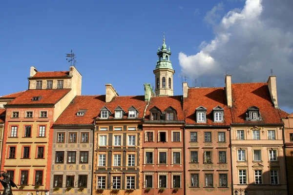 Altstadt bunte Häuser — Stockfoto
