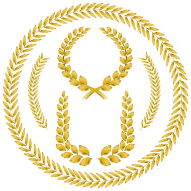 Laurel wreath clipart