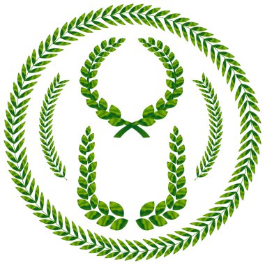 Laurel wreath clipart