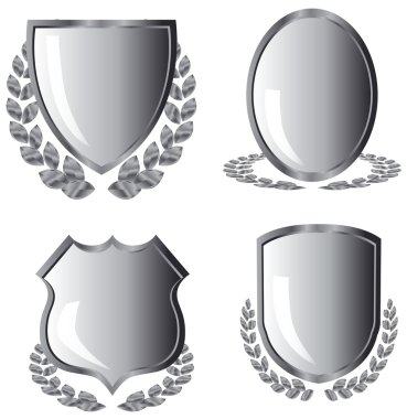 Golden shield clipart