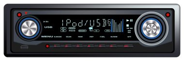 Modern Car Audio clipart