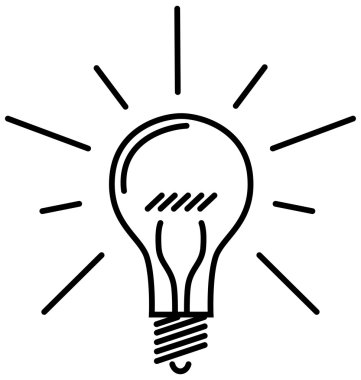 Classic Light Bulb clipart