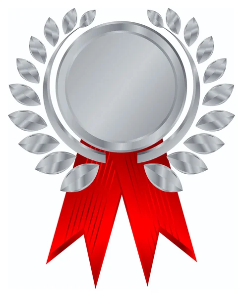 Premio Vector de plata — Vector de stock