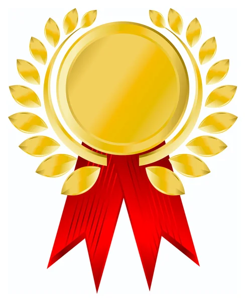 Premio Vector de oro — Vector de stock