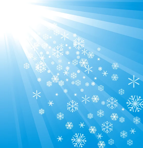 Décoration flocon de neige — Image vectorielle