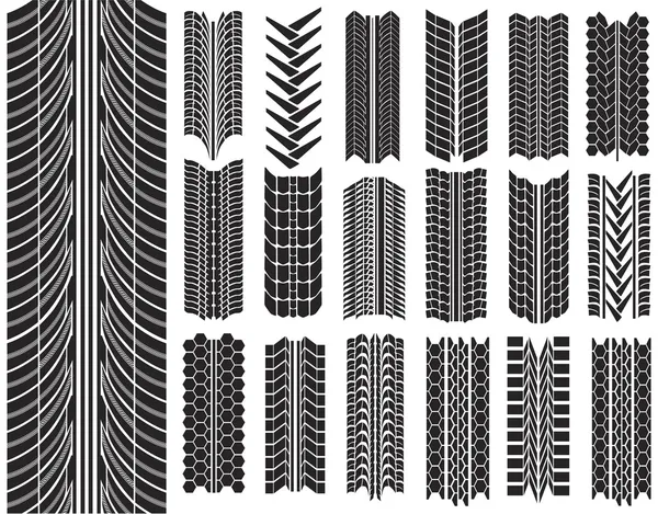 Illustration vectorielle des pneus — Image vectorielle