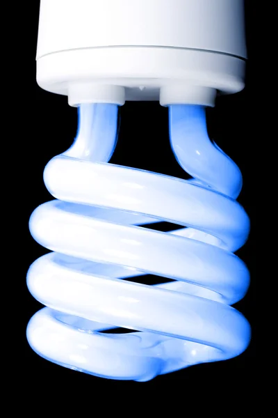 Potenza fluorescente compatta efficiente savi — Foto Stock
