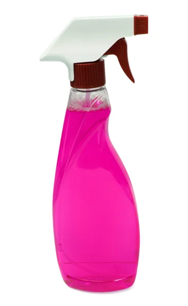 Üveg - üveg tisztább fehér ba spray — Stock Fotó