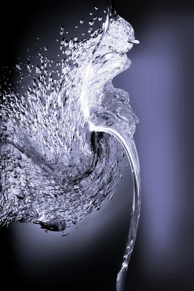 Kropla wody na tle z bliska — Zdjęcie stockowe