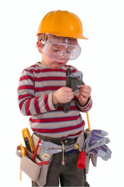 Young Builder clipart