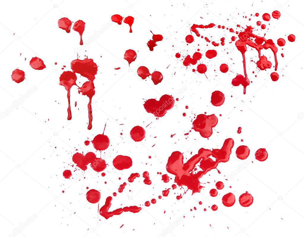 Blood splatters