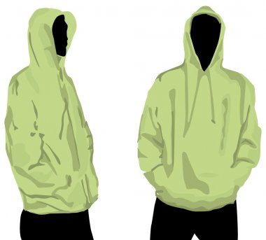 Men's sweatshirt clipart