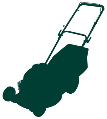 Lawnmower clipart