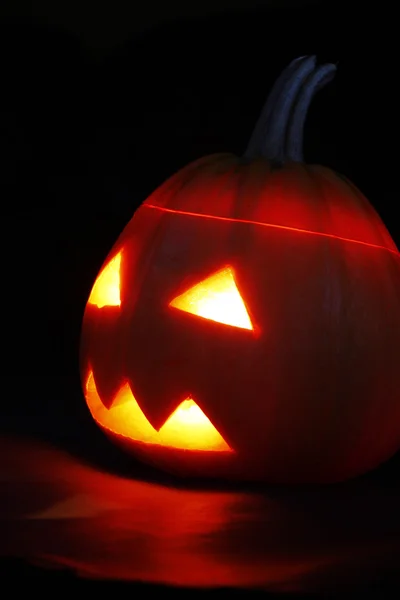 Close up of halloween pumpkin — Stock Photo, Image