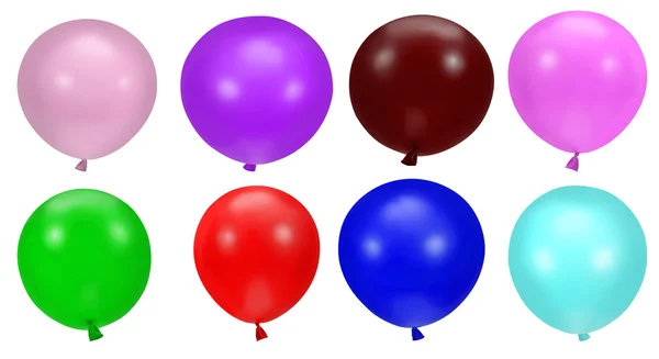 Kleurrijke feestballonnen — Stockfoto