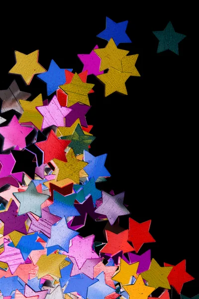 Sterne in Form von Konfetti — Stockfoto