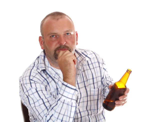 Uomo ubriaco — Foto Stock