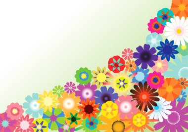 Floral background clipart