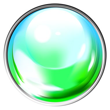 Colored transparent sphere clipart