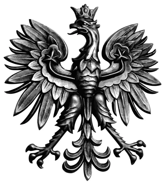 Poland eagle — Stock Vector