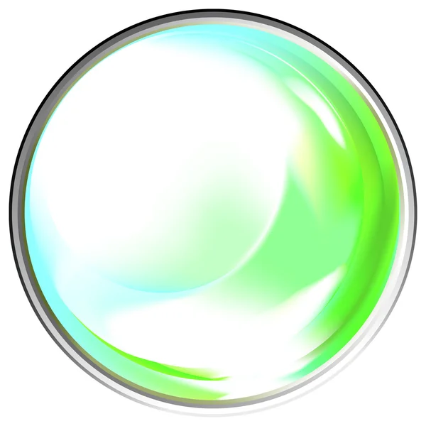 Colored transparent sphere — Stock Vector