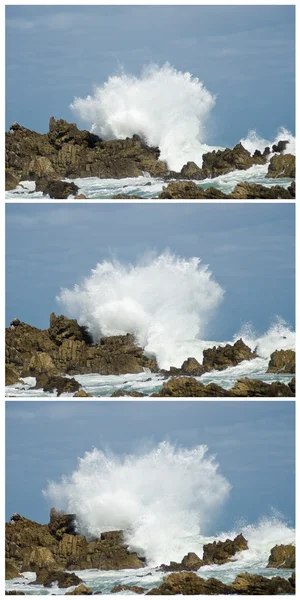 stock image Big waves crashing down
