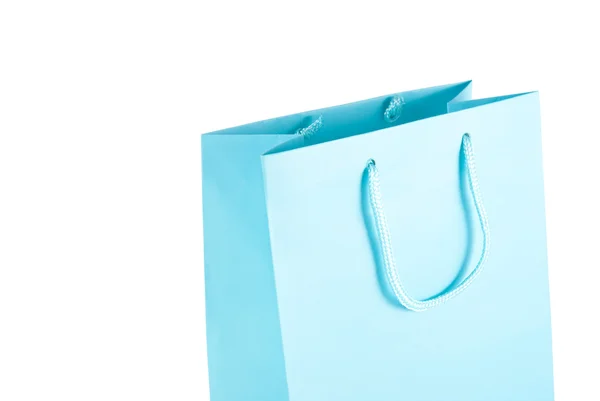 밝은 파란색 선물 가방 — 스톡 사진