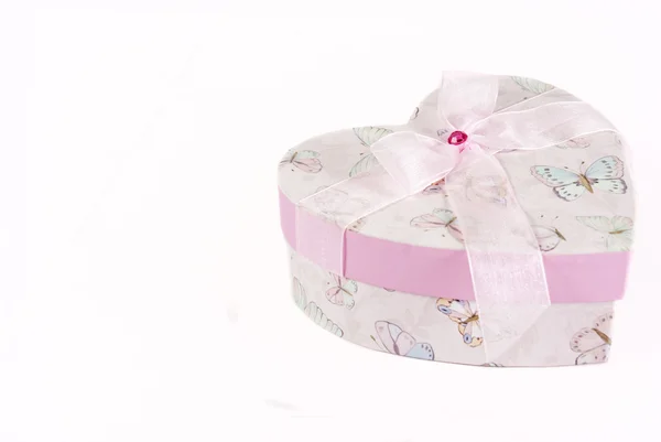 Шикарная розовая коробка — стоковое фото