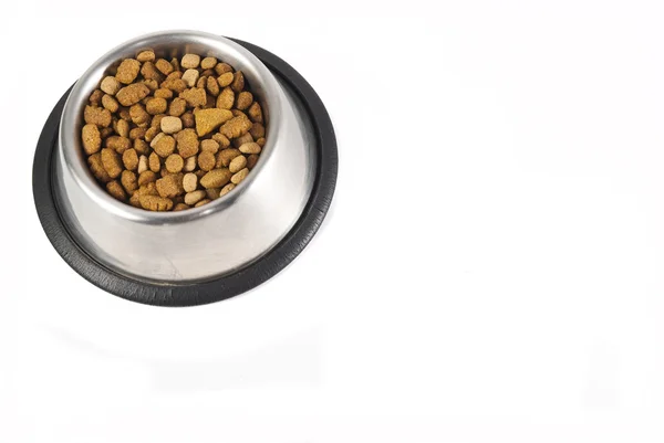 Hond-food in een kom — Stockfoto