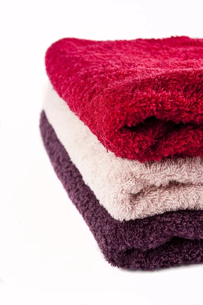 stock image Pink, red and purple towels