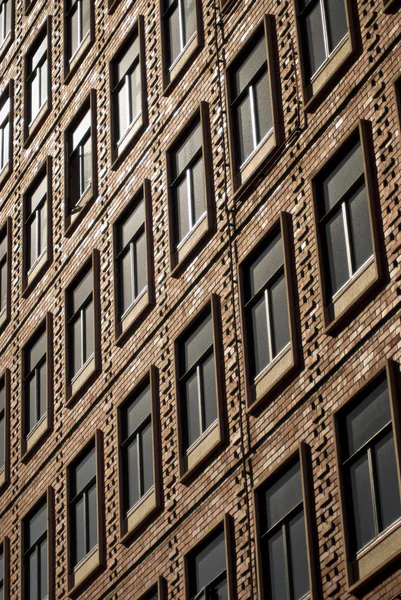 stock image Windows of a building