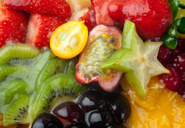 stock image Dessert from fresh fruits and berries