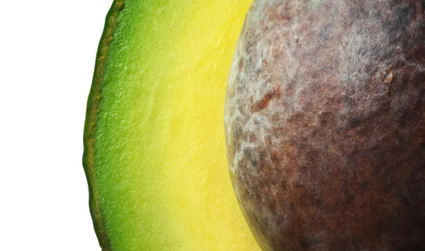 Свежий авокадо с семенем (макро) ) — стоковое фото