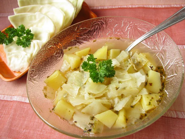 White cabbage stew — Stock Photo, Image