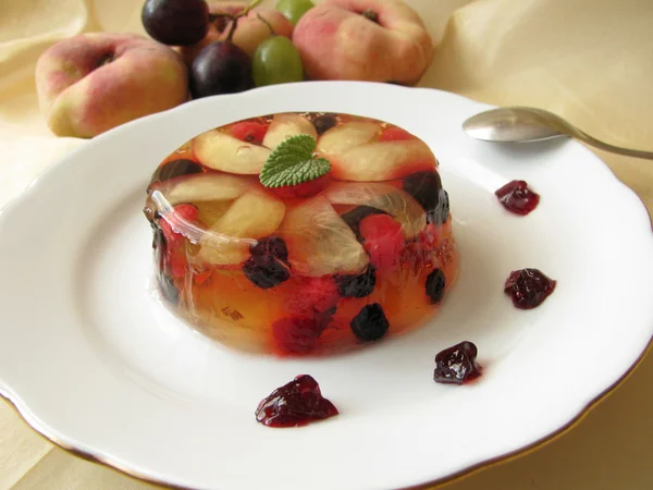 stock image Fruits into jelly