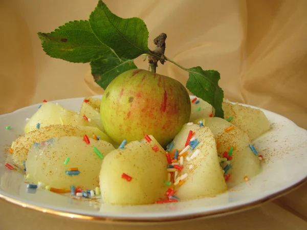 Geschmorte Äpfel — Stockfoto