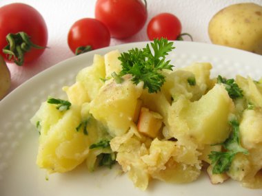 Home-made potato salad